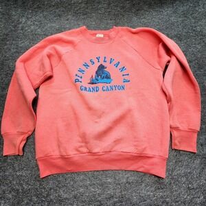 Womens Vintage Fruit of the Loom Sweatshirt Pennsylvania Grand Canyon Large USA